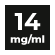 14 mg