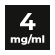 4 mg