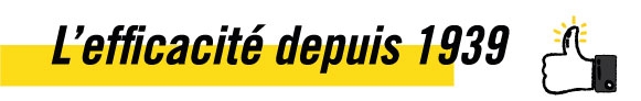 L'efficacité depuis 1939 L'efficacité depuis 1939